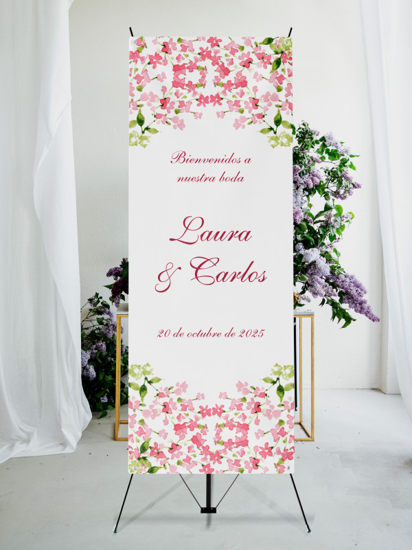 Banners de Bienvenida Bodas modelo...