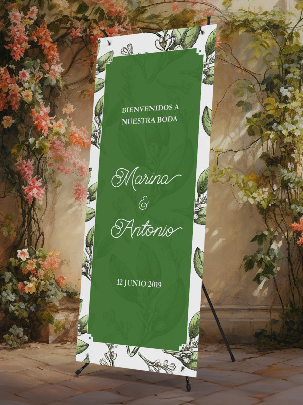 Banners de Bienvenida Bodas modelo...