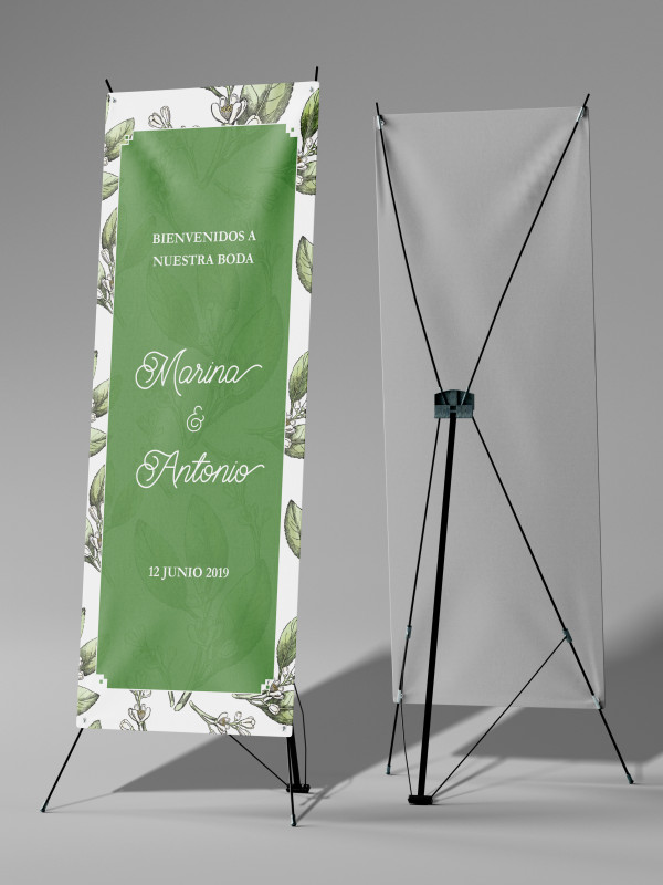 Banners de Bienvenida Bodas modelo...