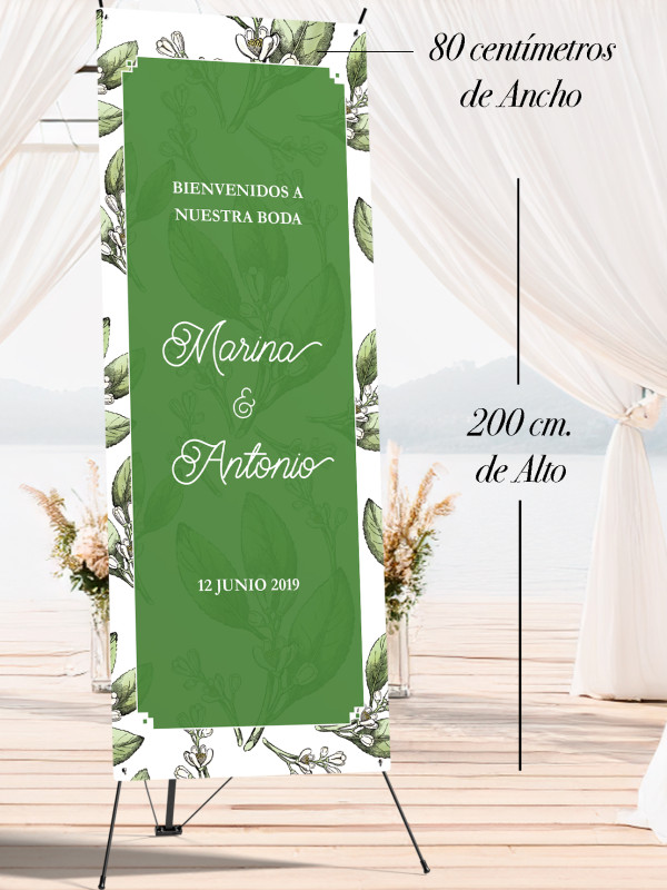 Banners de Bienvenida Bodas modelo...