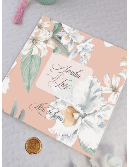 Libro firmas boda Alma