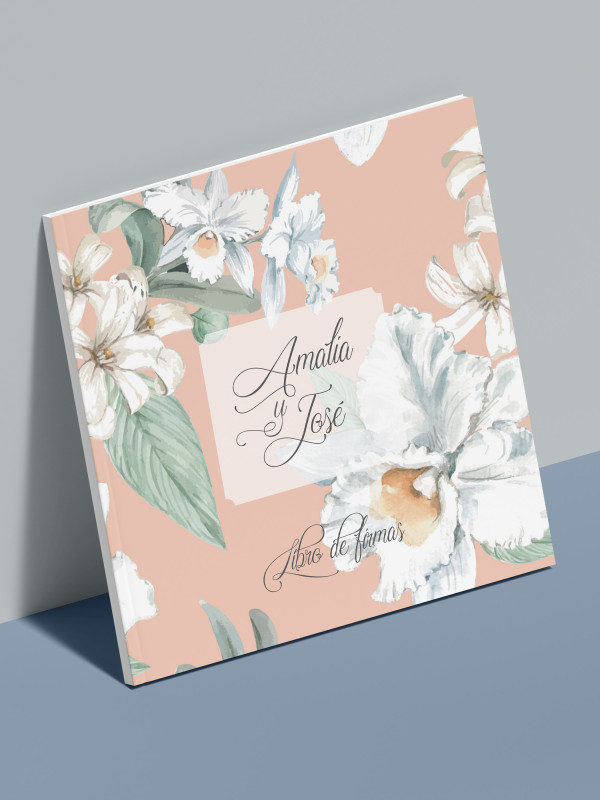 Libro firmas boda Alma