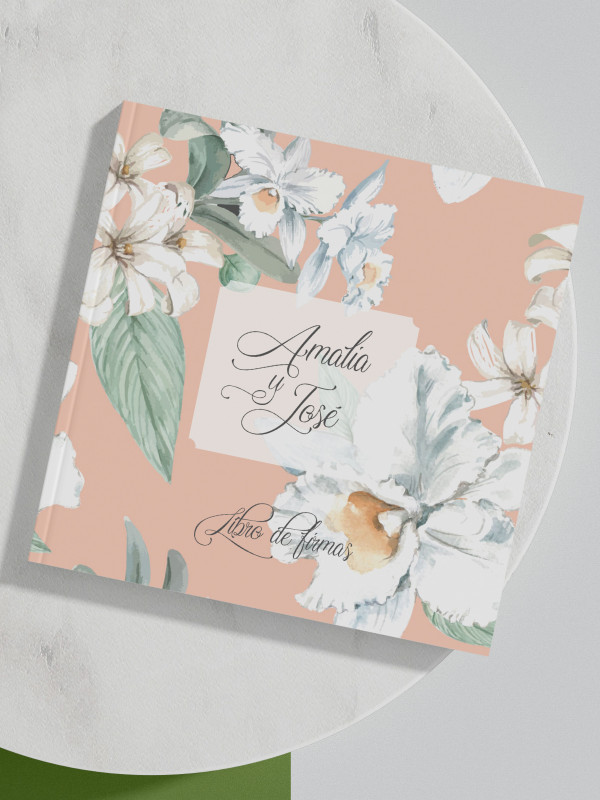 Libro firmas boda Alma