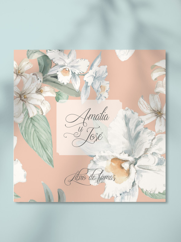 Libro firmas boda Alma