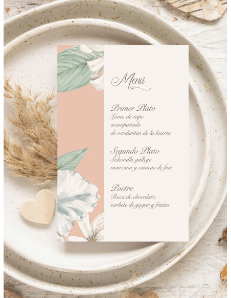 Menú boda Alma