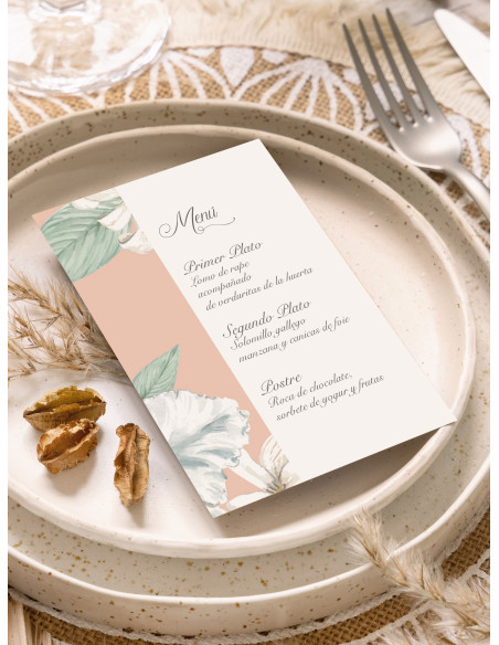 Menú boda Alma