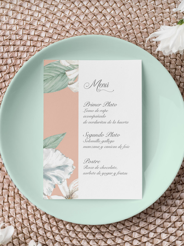 Menú boda Alma