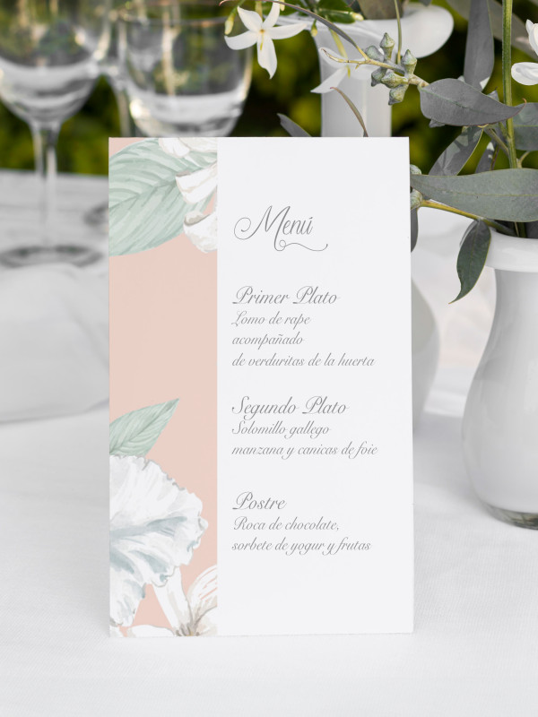 Menú boda Alma