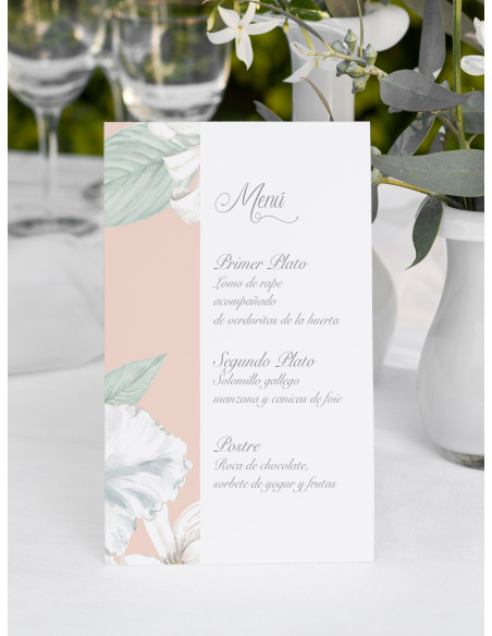 Menú boda Alma