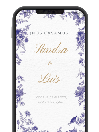 Invitación boda digital original gratis