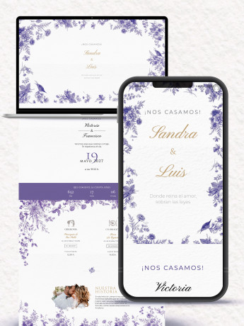 Invitación boda digital original gratis 2
