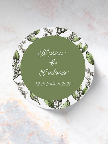 Adhesivos boda Azahar 2