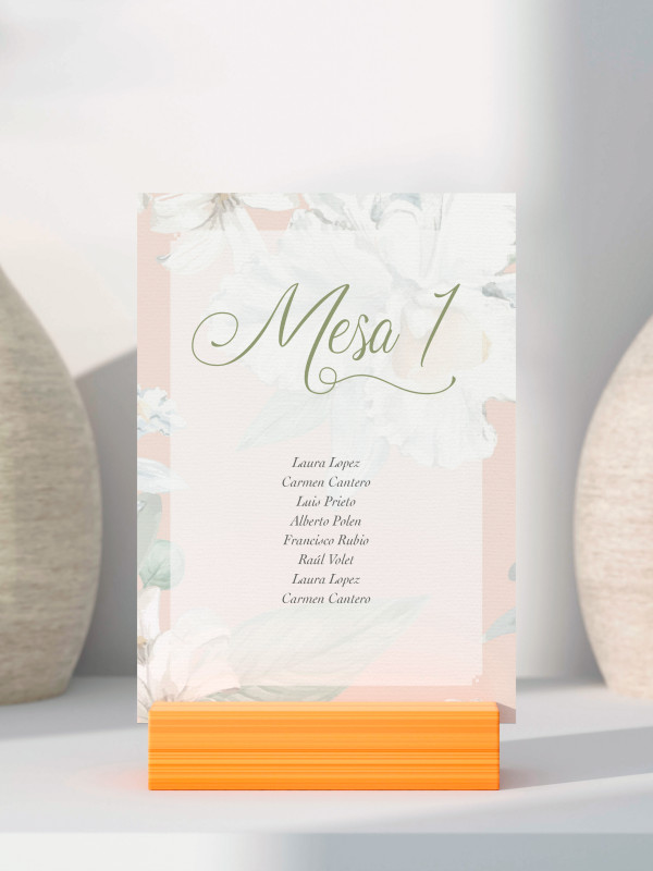 Seating plan de boda alma