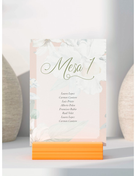 Seating plan de boda alma