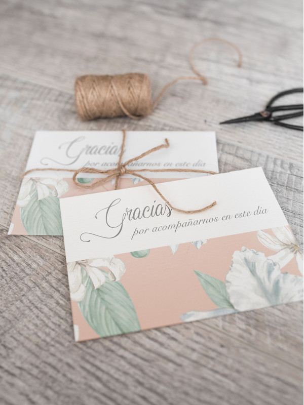 Tarjeta agradecimiento Alma