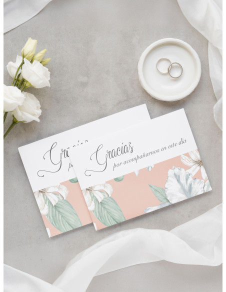 Tarjeta agradecimiento Alma