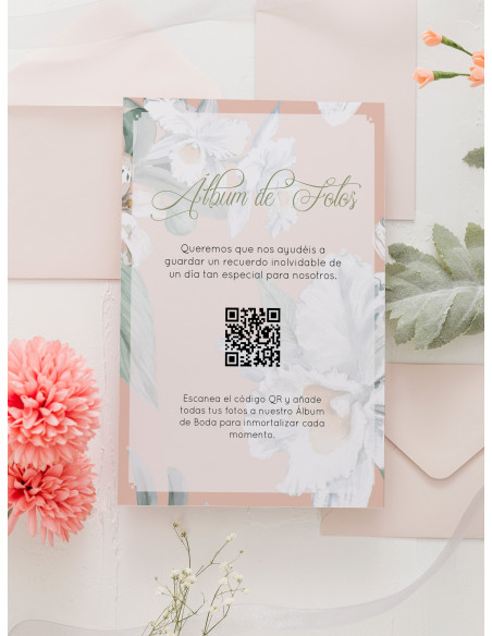 Tarjetas de fotos Boda álbum google modelo Alma