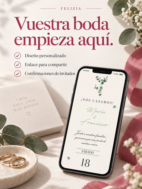 Pack Invitaciones Papel y Digital 50