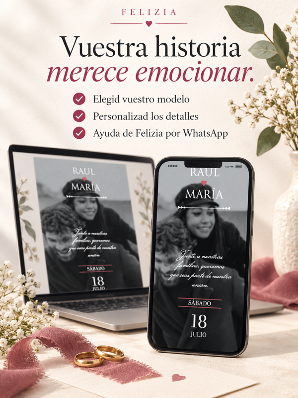 Pack Invitaciones Papel y Digital 100