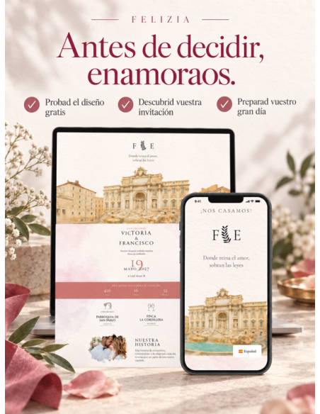 Pack Invitaciones Papel y Digital 100