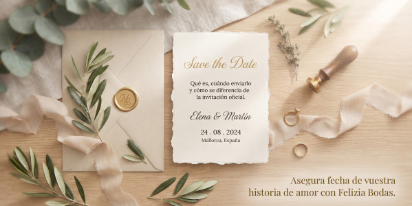 "Save the Date": Qué es, cuándo enviarlo y cómo se diferencia de la invitación oficial.